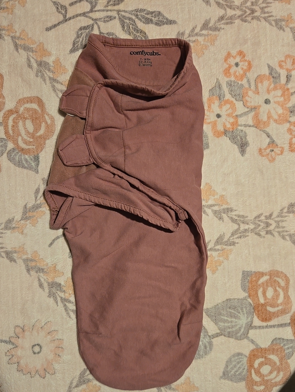 Soft Mauve Baby Sleep Swaddle